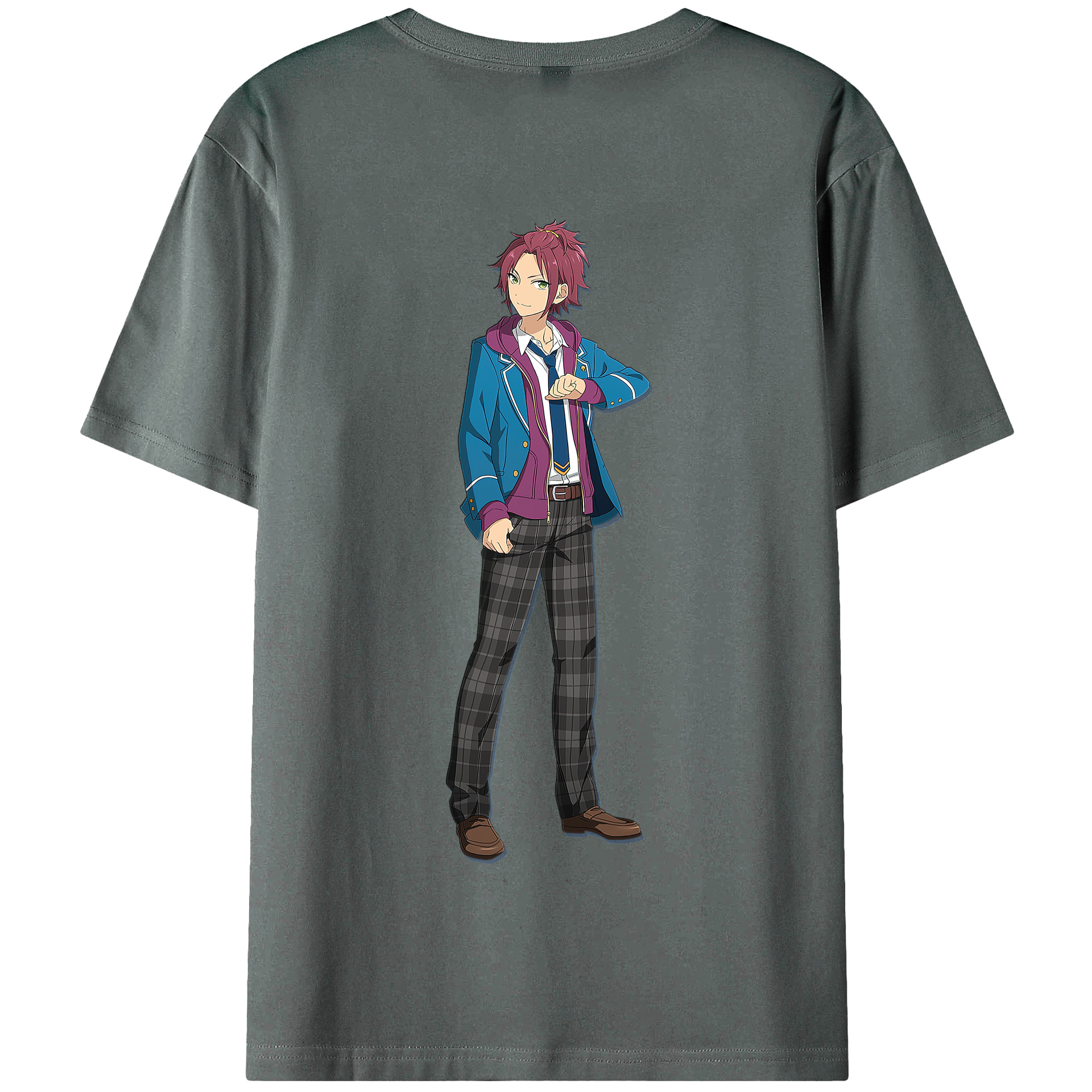 （画像用） あんさんぶるスターズ! Ensemble Stars 綿100％半袖Tシャツ（背面プリント）